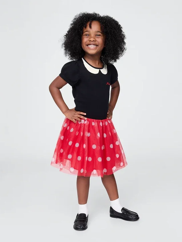 Gap × Disney Niemowlęta i Maluchy Sukienka z tiulu z Myszką Miki