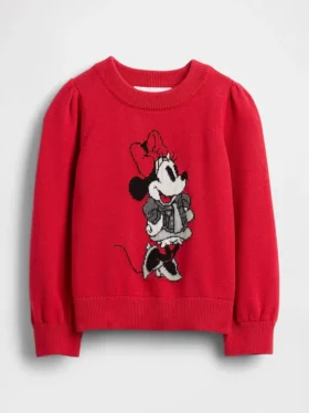 GAP × Disney Niemowlęta i Maluchy Sweter z Myszką Minnie