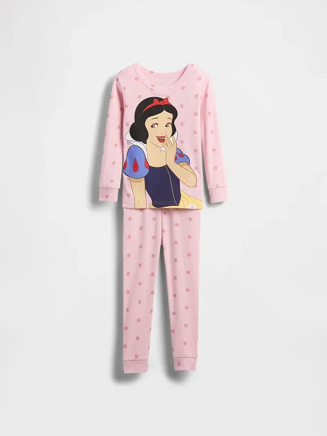 GAP × Disney Niemowlęta i Maluchy – zestaw piżamy z organicznej szczotkowanej bawełny