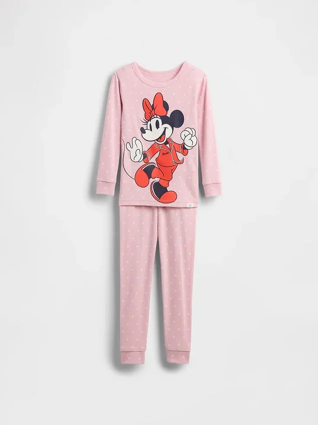 GAP × Disney Niemowlęta i Maluchy – zestaw piżamy z organicznej szczotkowanej bawełny