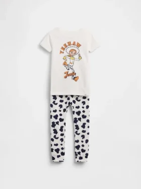 GAP × Disney Niemowlęta i Maluchy – zestaw piżamy z organicznej szczotkowanej bawełny