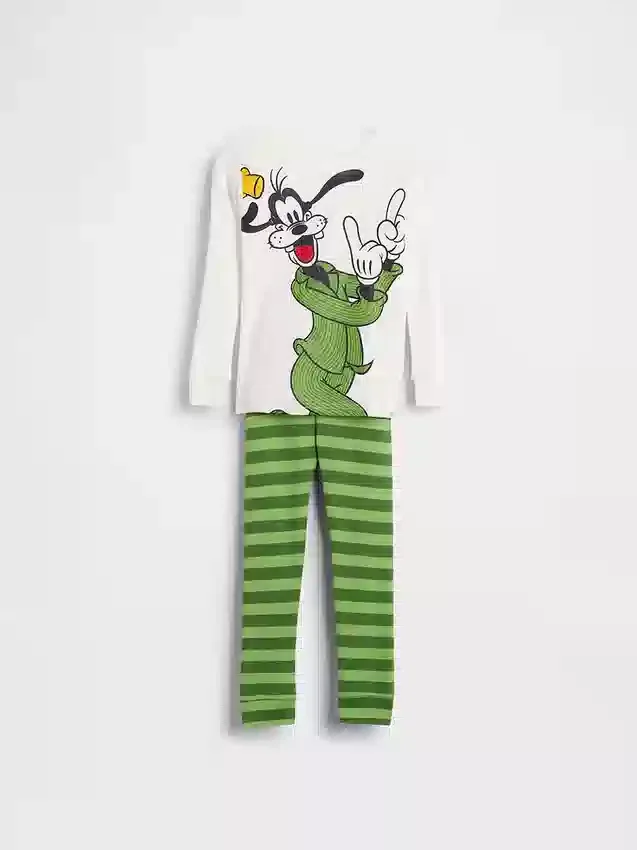 GAP × Disney Niemowlęta i Maluchy – zestaw piżamy z organicznej szczotkowanej bawełny