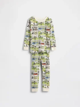 GAP × Disney Niemowlęta i Maluchy – zestaw piżamy z organicznej szczotkowanej bawełny