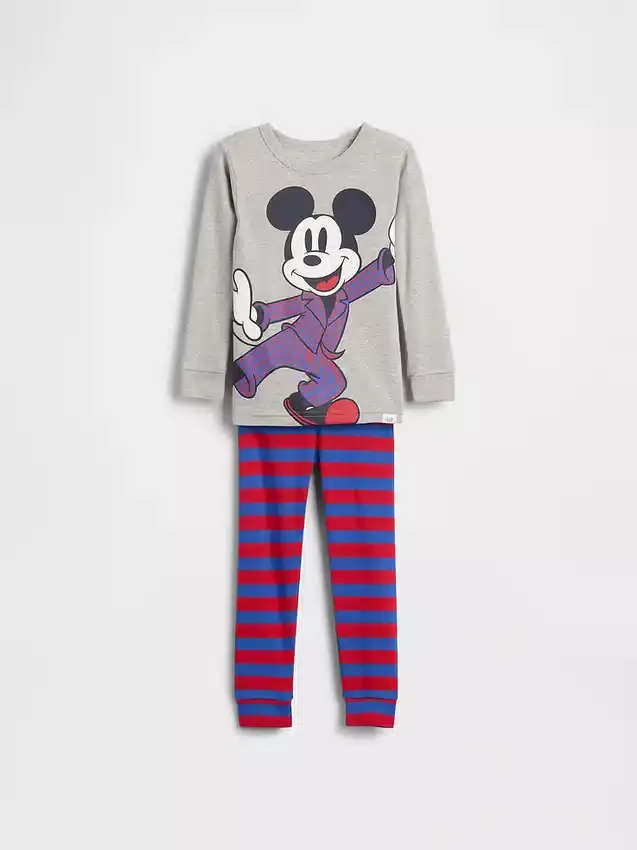 GAP × Disney Niemowlęta i Maluchy – zestaw piżamy z organicznej szczotkowanej bawełny