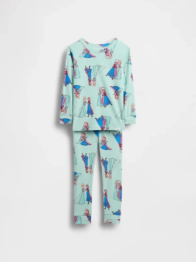 GAP × Disney Niemowlęta i Maluchy – zestaw piżamy z organicznej szczotkowanej bawełny