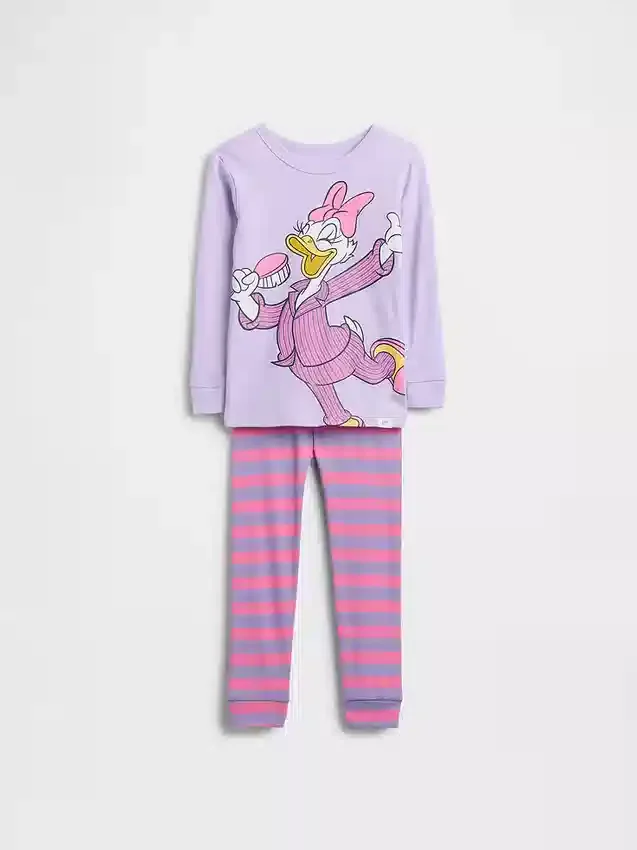 GAP × Disney Niemowlęta i Maluchy – zestaw piżamy z organicznej szczotkowanej bawełny