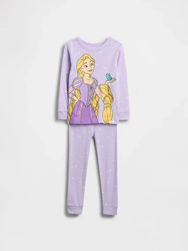 GAP × Disney Niemowlęta i Maluchy – zestaw piżamy z organicznej szczotkowanej bawełny