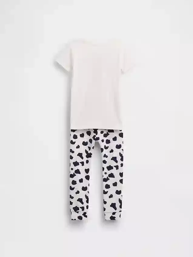 GAP × Disney Niemowlęta i Maluchy – zestaw piżamy z organicznej szczotkowanej bawełny