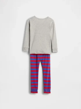GAP × Disney Niemowlęta i Maluchy – zestaw piżamy z organicznej szczotkowanej bawełny