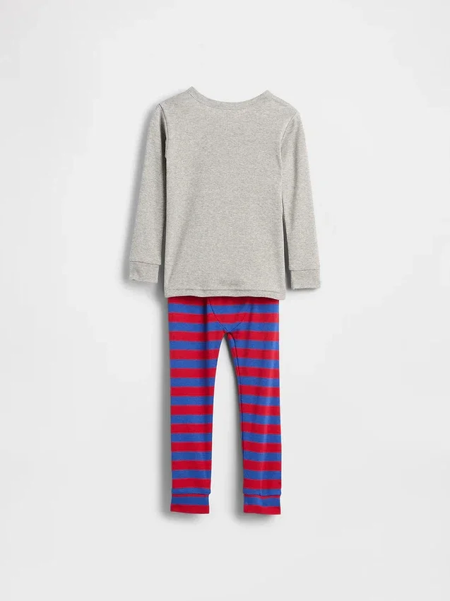 GAP × Disney Niemowlęta i Maluchy – zestaw piżamy z organicznej szczotkowanej bawełny
