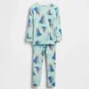 GAP × Disney Niemowlęta i Maluchy – zestaw piżamy z organicznej szczotkowanej bawełny