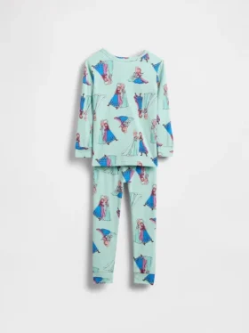 GAP × Disney Niemowlęta i Maluchy – zestaw piżamy z organicznej szczotkowanej bawełny