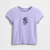 Gap × Disney „The Nightmare Before Christmas” T-shirt dziecięcy z nadrukiem w stylu „shrunken”