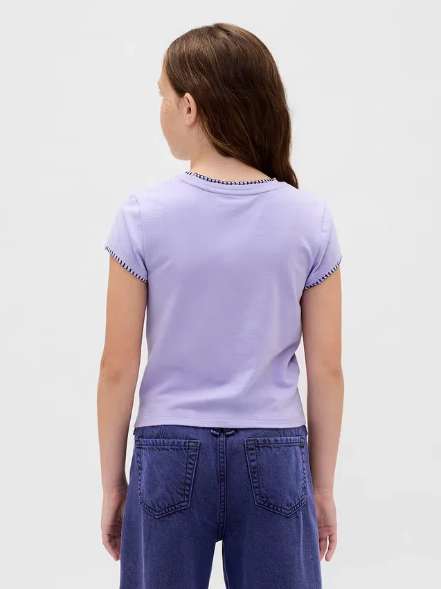Gap × Disney „The Nightmare Before Christmas” T-shirt dziecięcy z nadrukiem w stylu „shrunken”