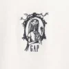 GAP × Disney „The Nightmare Before Christmas” Tima Burtona – nowoczesny T-shirt o zwężonym kroju