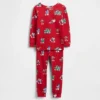 GAP × Disney – zestaw piżamowy dla dzieci i niemowląt z organicznej, szczotkowanej bawełny na święta