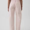 Gap × Hfr Różowe dżinsy typu baggy o niskim stanie z kolekcji Nicole Benefield