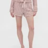 Gap × Summer Fridays Flanelowe szorty bokserki w paski