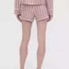 Gap × Summer Fridays Flanelowe szorty bokserki w paski