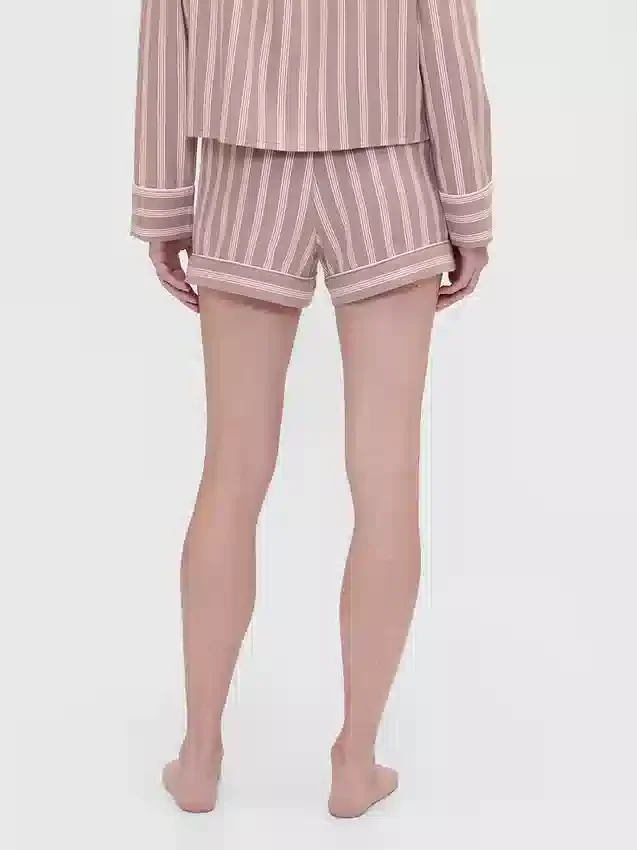 Gap × Summer Fridays Flanelowe szorty bokserki w paski