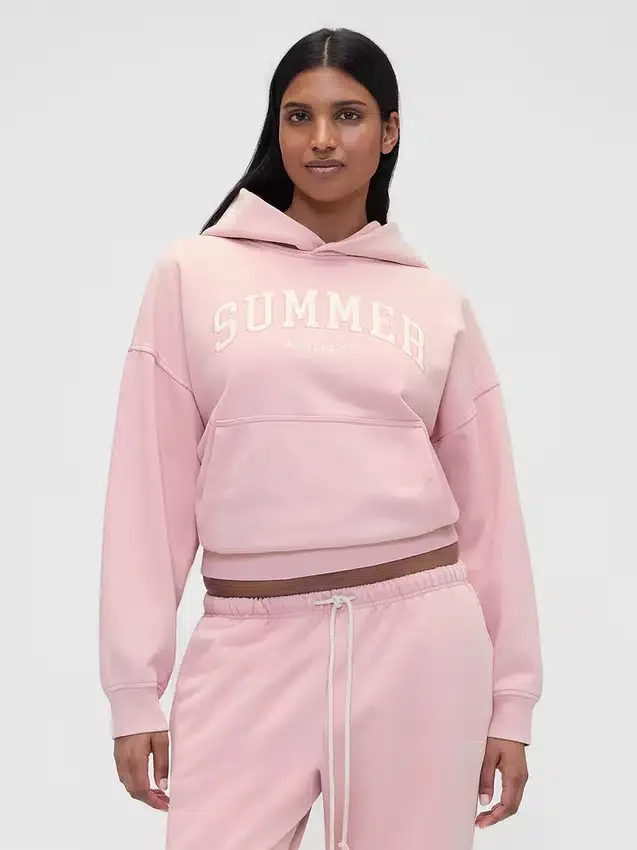 Gap × Summer Fridays – gruba bluza z kapturem w stylu oversize z logo