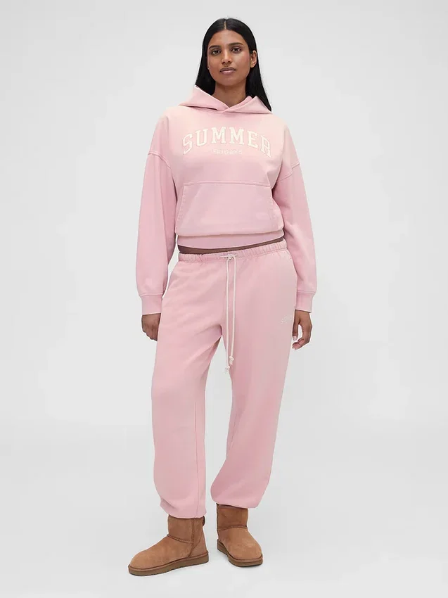 Gap × Summer Fridays – gruba bluza z kapturem w stylu oversize z logo