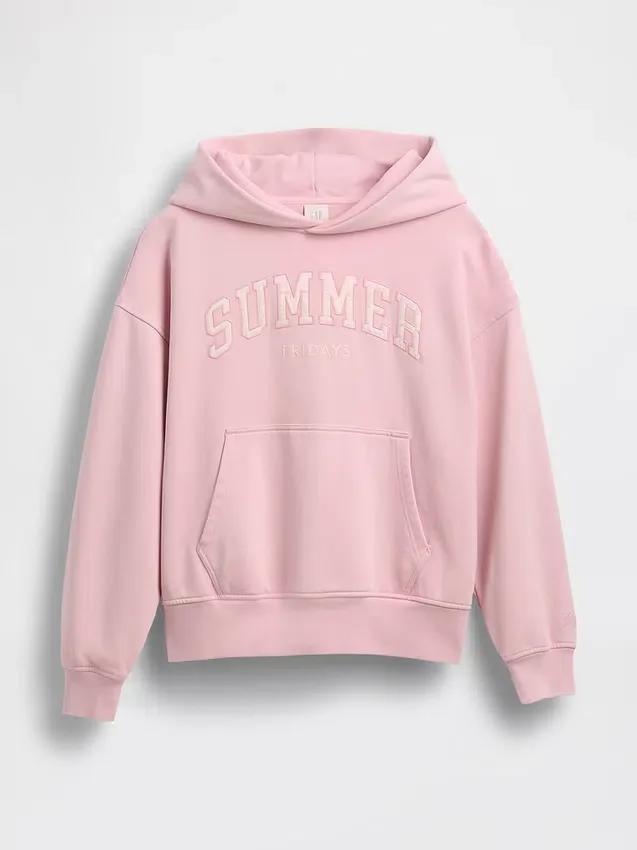 Gap × Summer Fridays – gruba bluza z kapturem w stylu oversize z logo