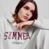 Gap × Summer Fridays – gruba bluza z kapturem w stylu oversize z logo