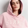 Gap × Summer Fridays – gruba bluza z kapturem w stylu oversize z logo