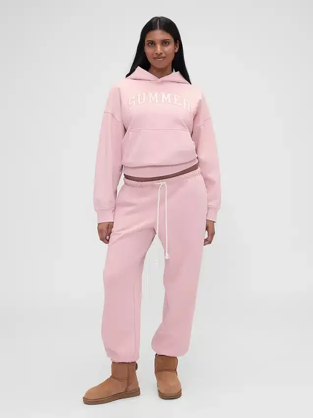 Gap × Summer Fridays – grube spodnie dresowe z luźnym krojem i logo