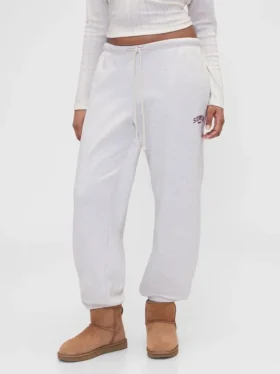 Gap × Summer Fridays – grube spodnie dresowe z luźnym krojem i logo
