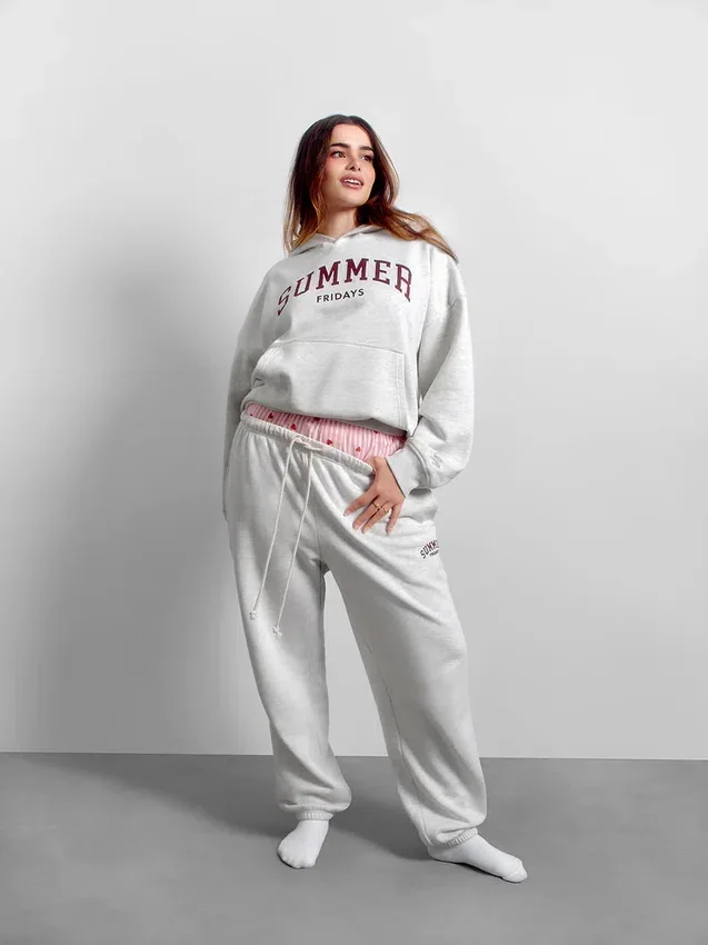 Gap × Summer Fridays – grube spodnie dresowe z luźnym krojem i logo