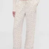 Gap × Summer Fridays Luźne flanelowe spodnie piżamowe w kropki