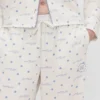 Gap × Summer Fridays Luźne flanelowe spodnie piżamowe w kropki