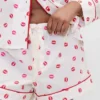 Gap × Summer Fridays Poplinowe szorty piżamowe typu boxer z nadrukiem „Kiss”