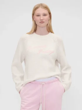 GAP × Summer Fridays – sweter oversize z logo