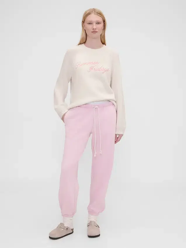 GAP × Summer Fridays – sweter oversize z logo