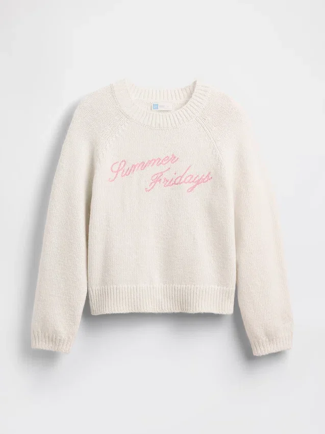 GAP × Summer Fridays – sweter oversize z logo