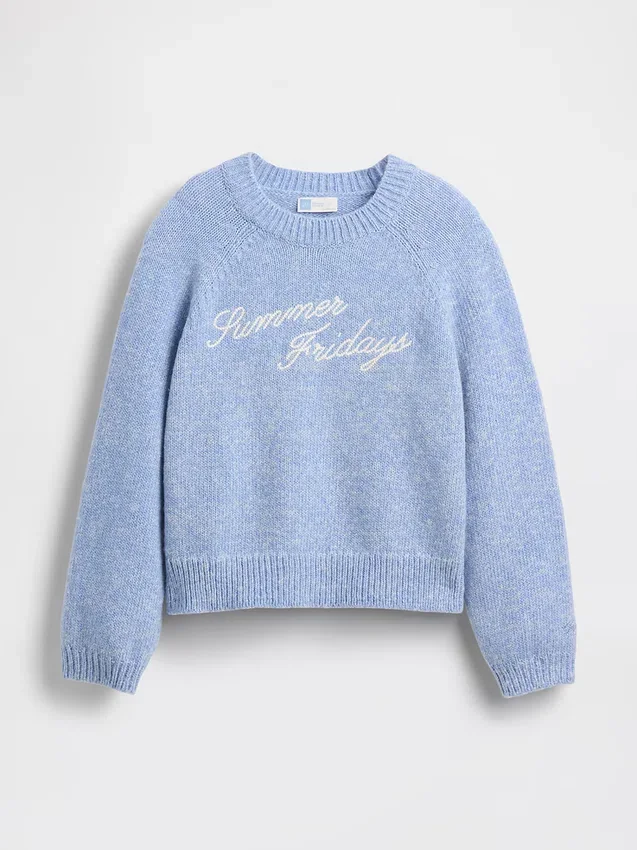 GAP × Summer Fridays – sweter oversize z logo