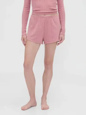 GAP × Summer Fridays – szorty piżamowe z dzianiny typu pointelle