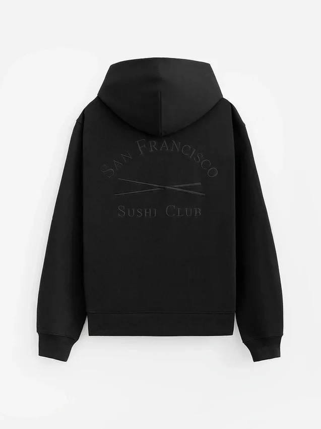 Gap × Sushi Club – gruba bluza z kapturem z logo