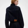 GAP × Victoria Beckham – luźna, skrócona kurtka dżinsowa