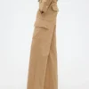Gap × Victoria Beckham Spodnie cargo z wysokim stanem