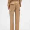Gap × Victoria Beckham Spodnie cargo z wysokim stanem