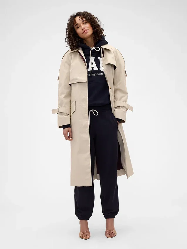 GAP × Victoria Beckham – spodnie dresowe z grubej dzianiny frotte