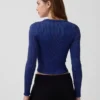 GapFit Bezszwowy top z prążkowanej dzianiny