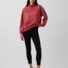 Gruba bluza oversize z frotte francuskiego o stójce