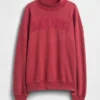 Gruba bluza oversize z frotte francuskiego o stójce