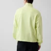 Gruba bluza oversize z logo i zamkiem do jednej czwartej długości
