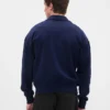 Gruba bluza oversize z zamkiem do jednej czwartej długości dla dorosłych